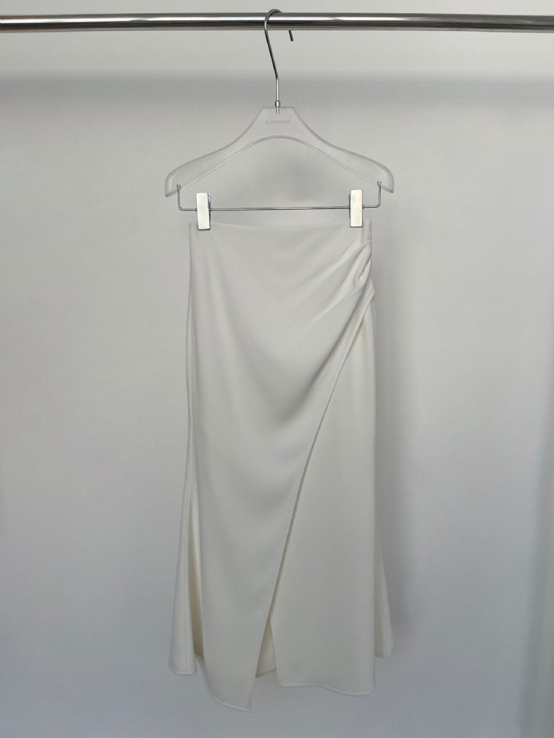 Slits Mellanlängd Kjol Kvinnor Medellängd