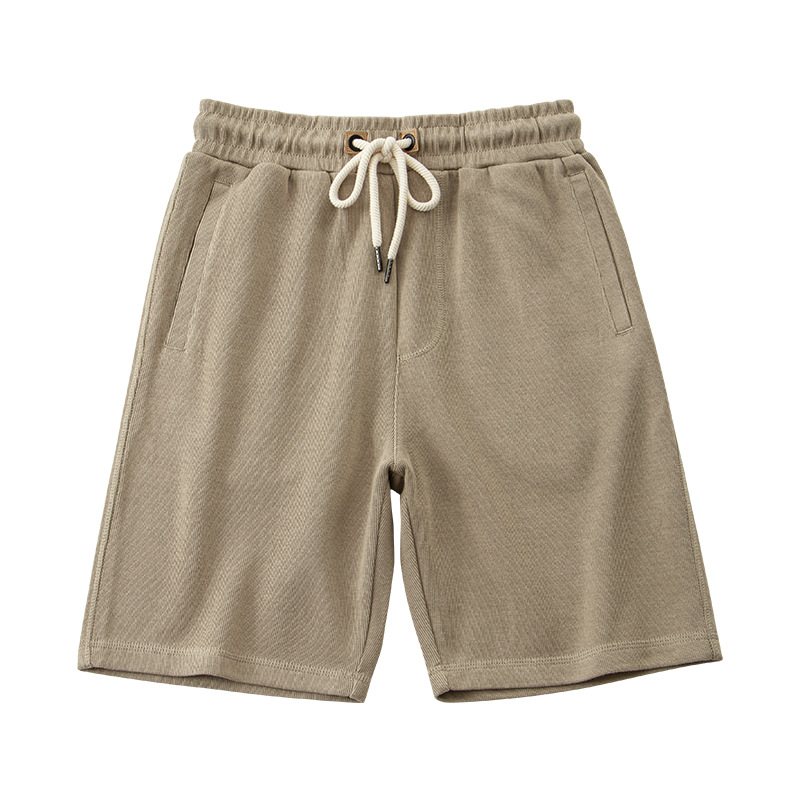 Stickade Cropped Pants Herr Sommar Casual Shorts Sport Guard Arbetskläder