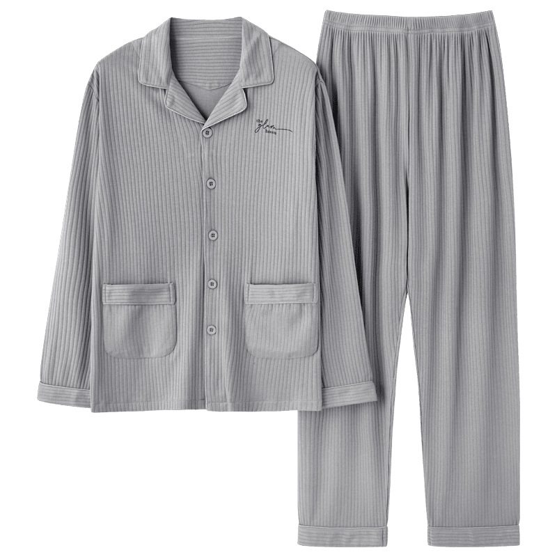 Herrpyjamas Cotton Loungewear Set Cardigans