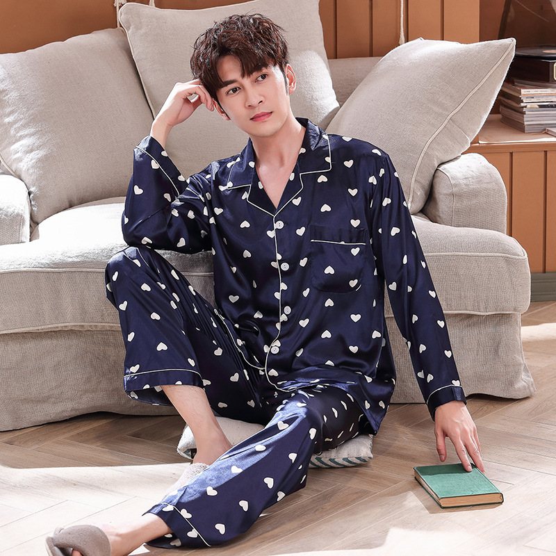 Pyjamas Tunn Kostym För Män Hemkläder