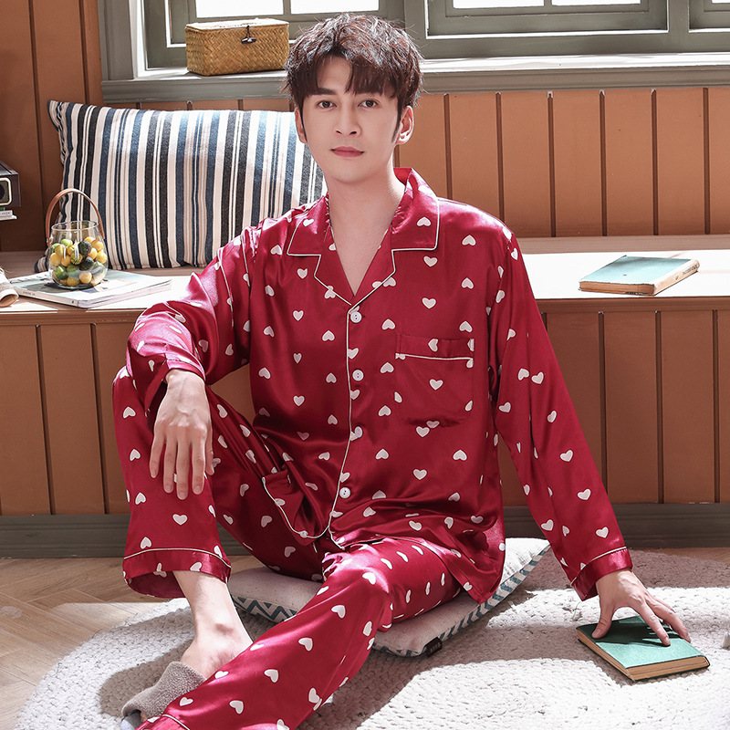 Pyjamas Tunn Kostym För Män Hemkläder