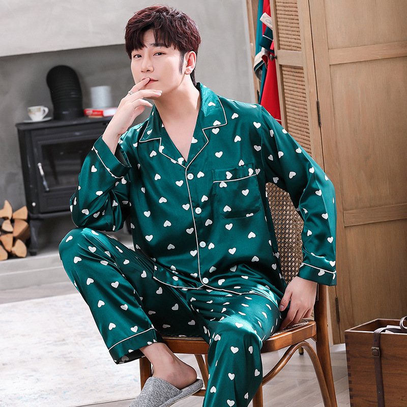 Pyjamas Tunn Kostym För Män Hemkläder