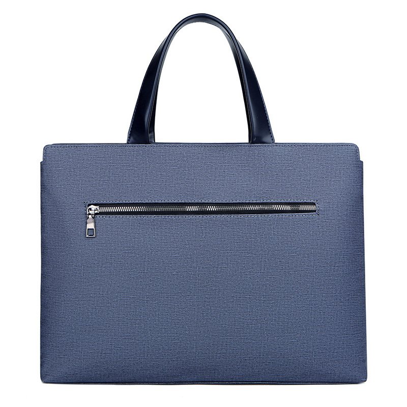 Ny Handväska För Män Pvc Business Tote Bag Dokumentväska Personal Konferensväska Datorväska Hane