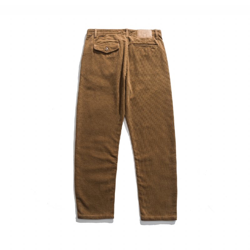 Retro Casual Khaki Slim Fit Small Feet Byxor Herr
