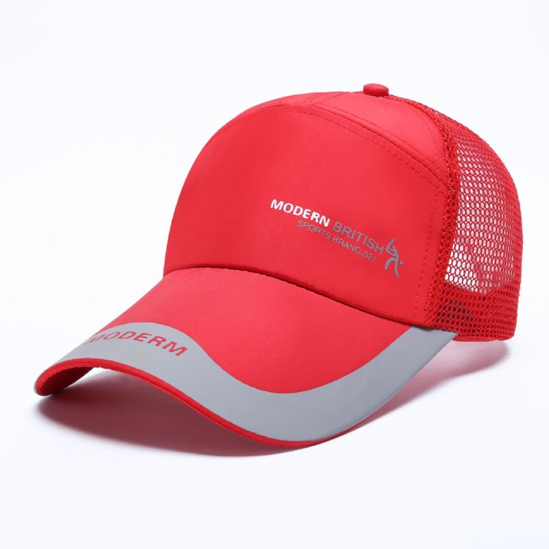Keps Herr Sommar Utomhus Andningsbar Baseballkeps Solhatt Fiskarhatt Hona