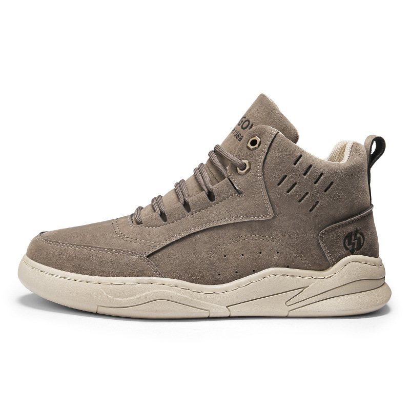 Herrskor 2024 Höst Och Vinter Nya High-top Sneakers Studenter Trendiga Skor Casual Sportskor Män