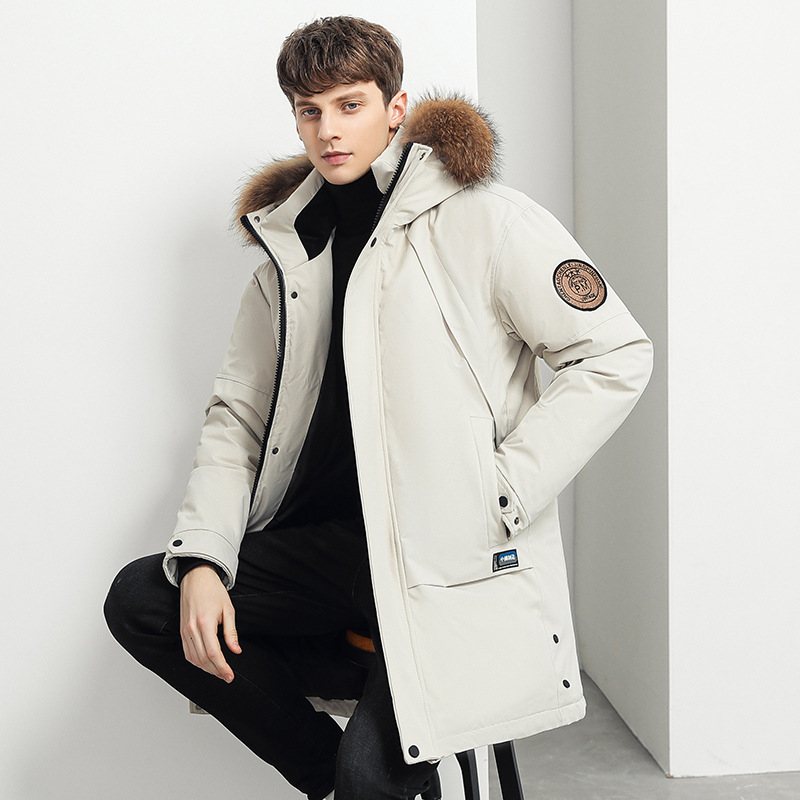 2024 Fashion Business Casual Dunjacka För Män Tjock Vindjacka