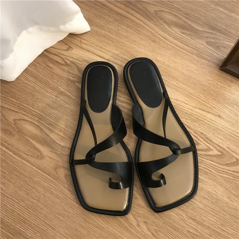 2024 Nya Sommaren Tofflor Dam Sommar Mode Sandaler Skor