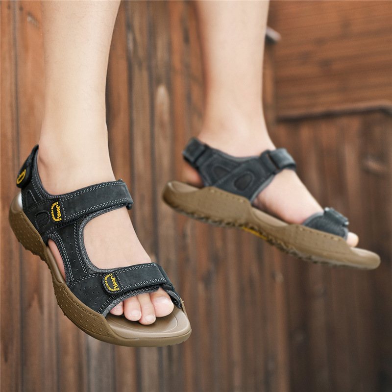 2024 Nya Sommaren Halkfria Slitstarka Sandaler För Män Utomhus Casual Strandskor