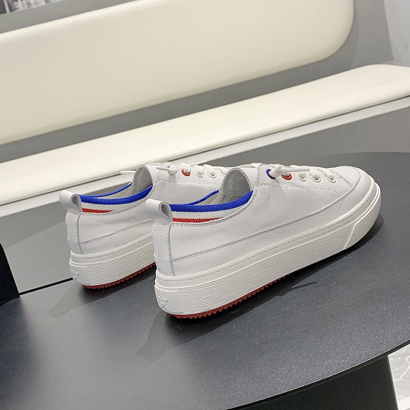 Kohud Dam 2024 Vår Nya Läder Casual Student Skate Skor Damskor